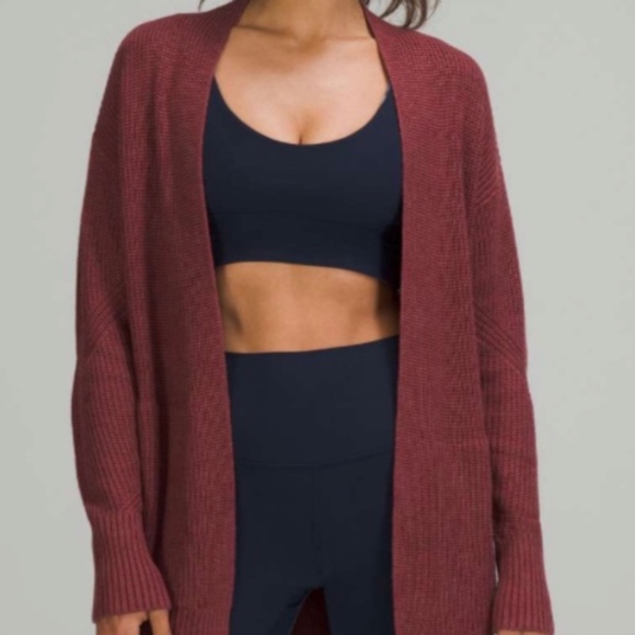 Lululemon Cashu Sweater Wrap size XL/XXL - Picture 1 of 6